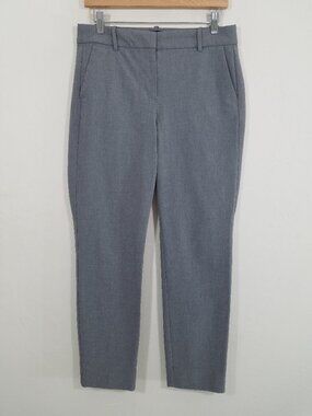 J. Crew Ruby Crop Dress Pants Gray Stretch Size 6